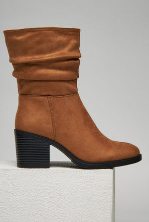 Plain Boots with Zip Closure and Block Heels-mxwomen-shoes-boots-3