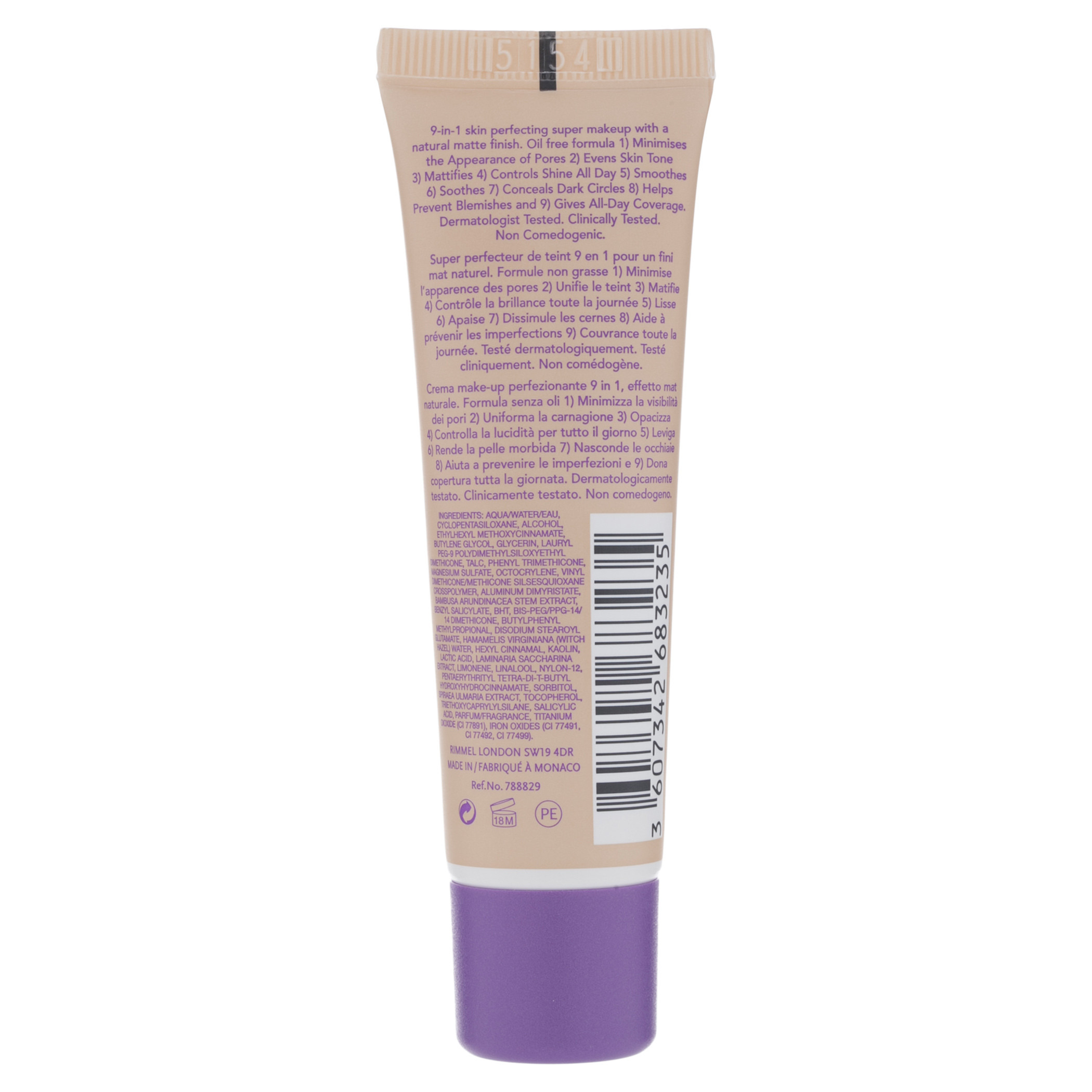 Rimmel bb cream deals matte foundation light