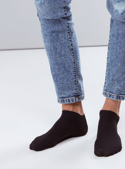 Set of 10 - Plain Ankle Length Socks