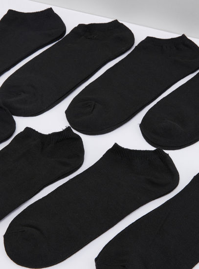 Set of 10 - Plain Ankle Length Socks