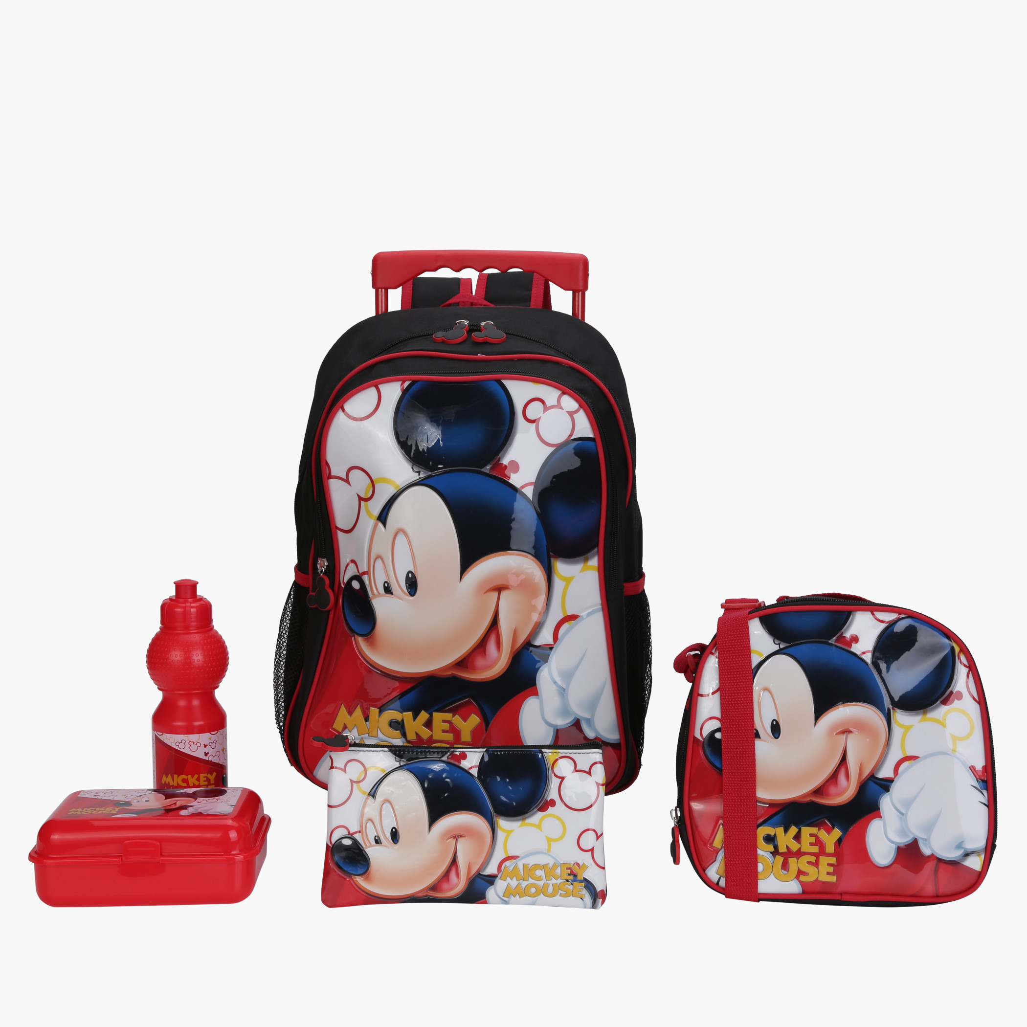 Heart Home Disney Mickey Mouse Print 14 inch Waterproof Polyster School Bag/Backpack  for Kids (Black)- HEART7399 : Amazon.in: Bags, Wallets and Luggage