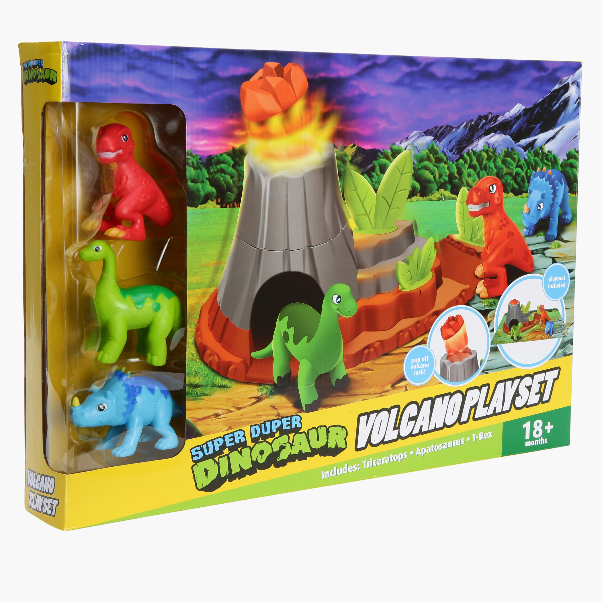 Dinosaur deals volcano playset