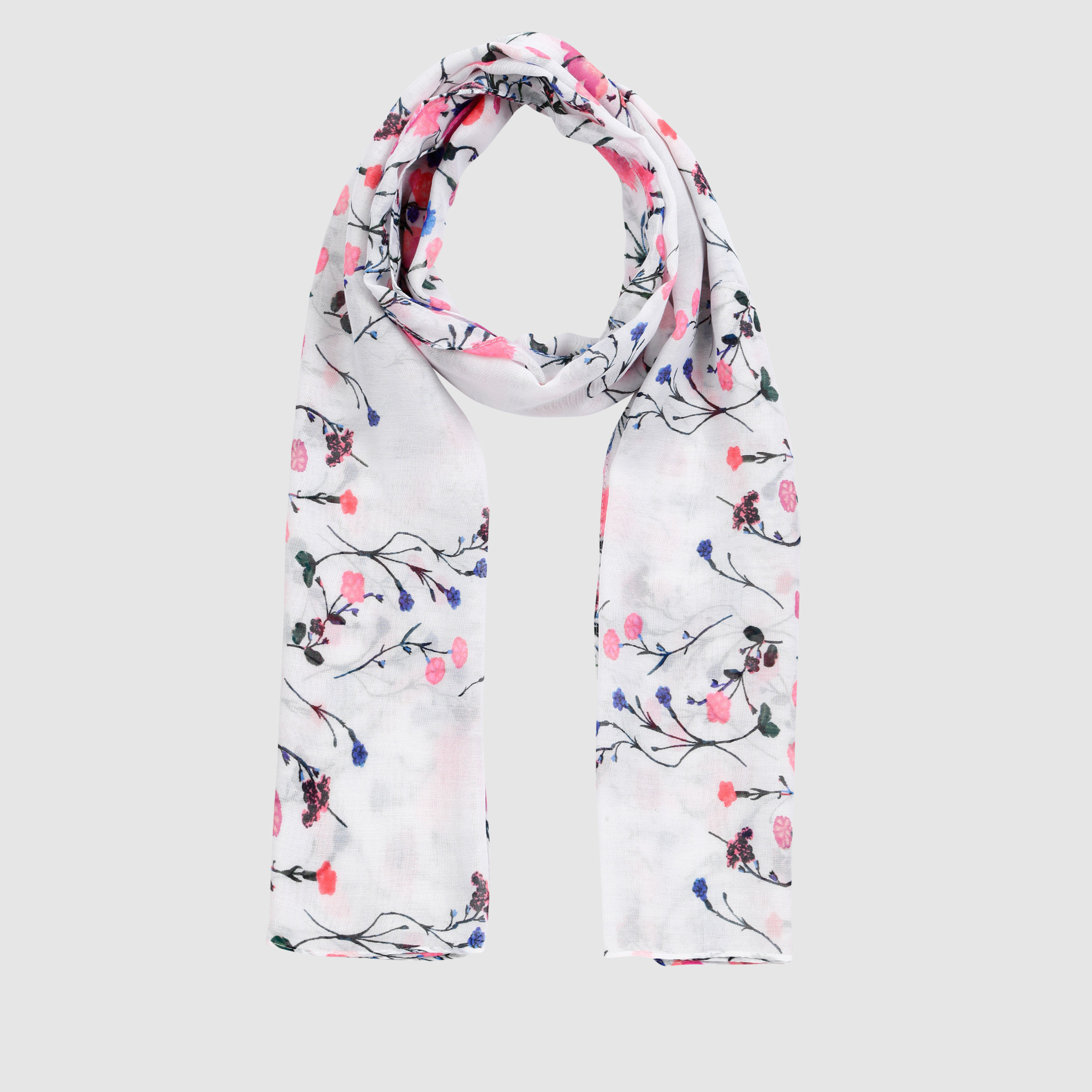 Floral scarves store