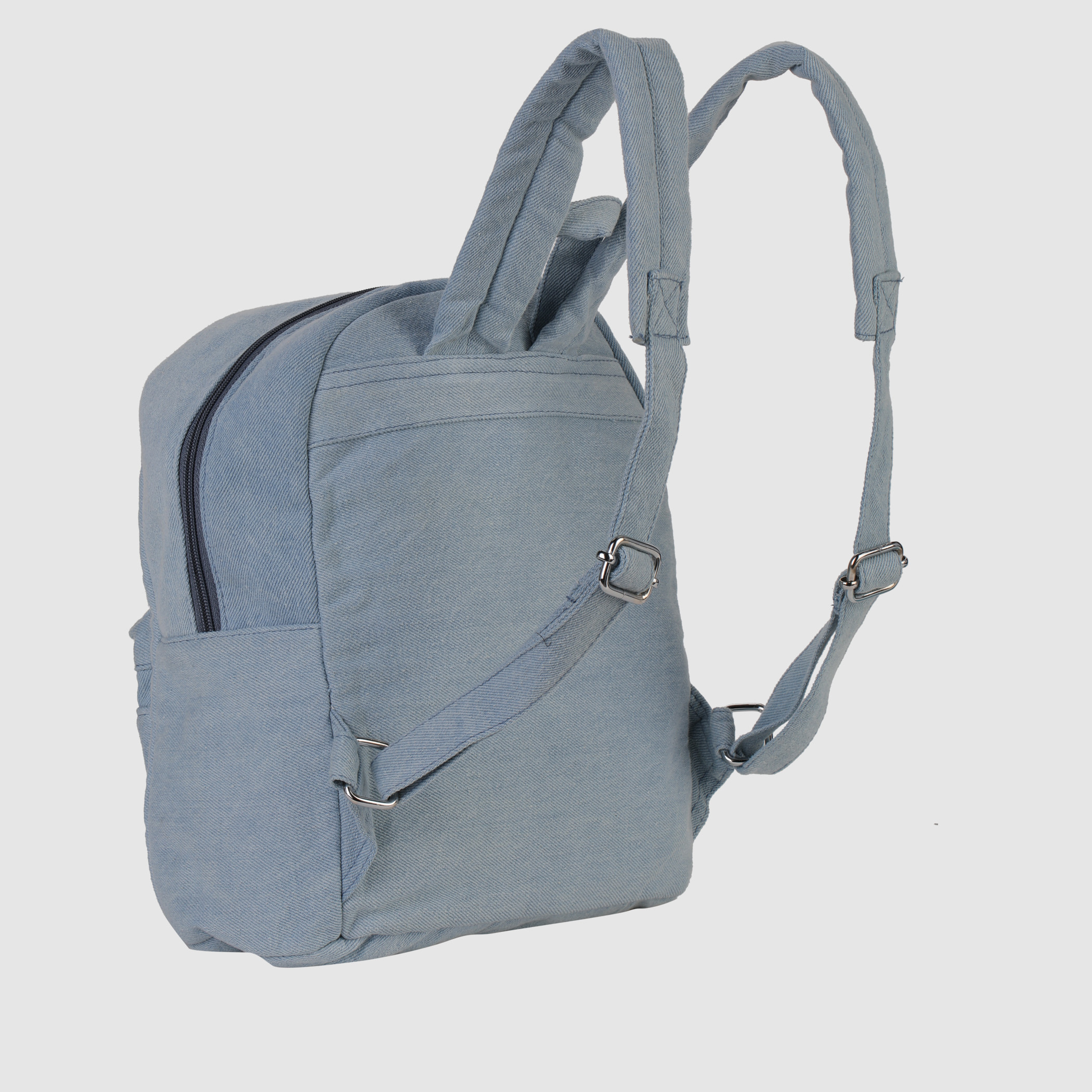 Kipling on sale denim backpack