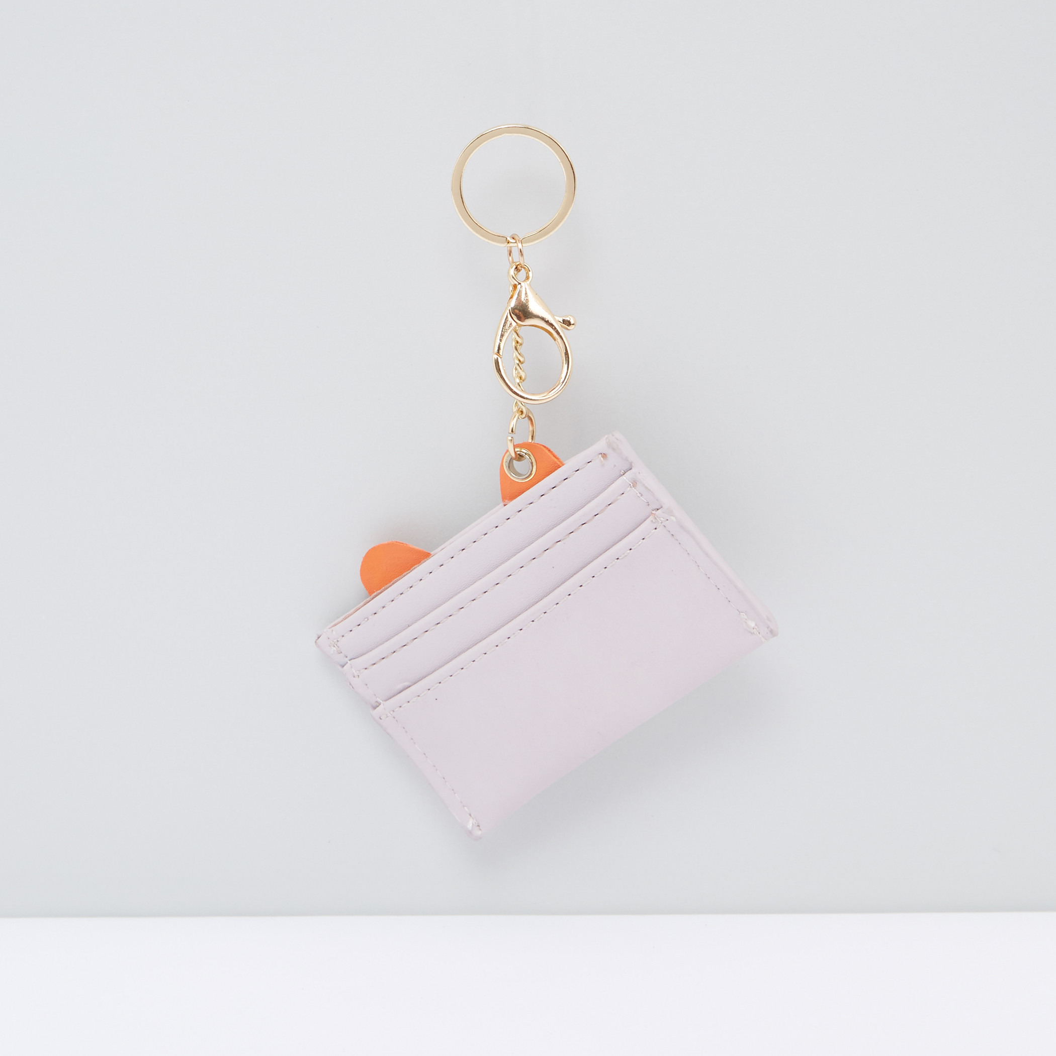 Designer card holder deals with keychain