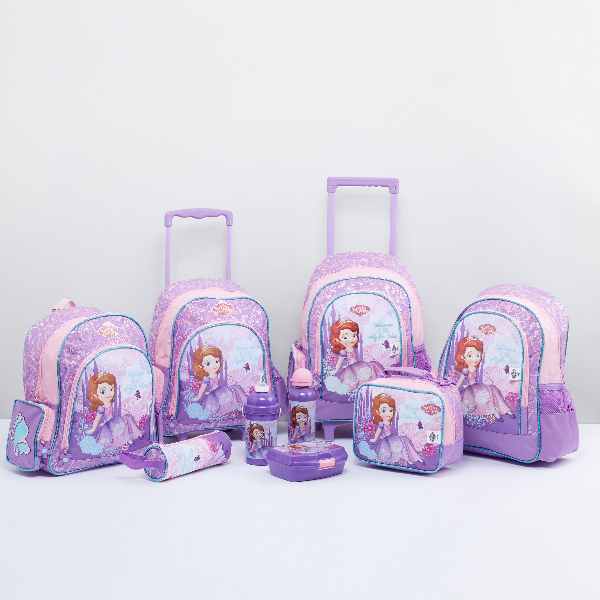 Shop Sofia the First Printed Backpack with Zip Closure