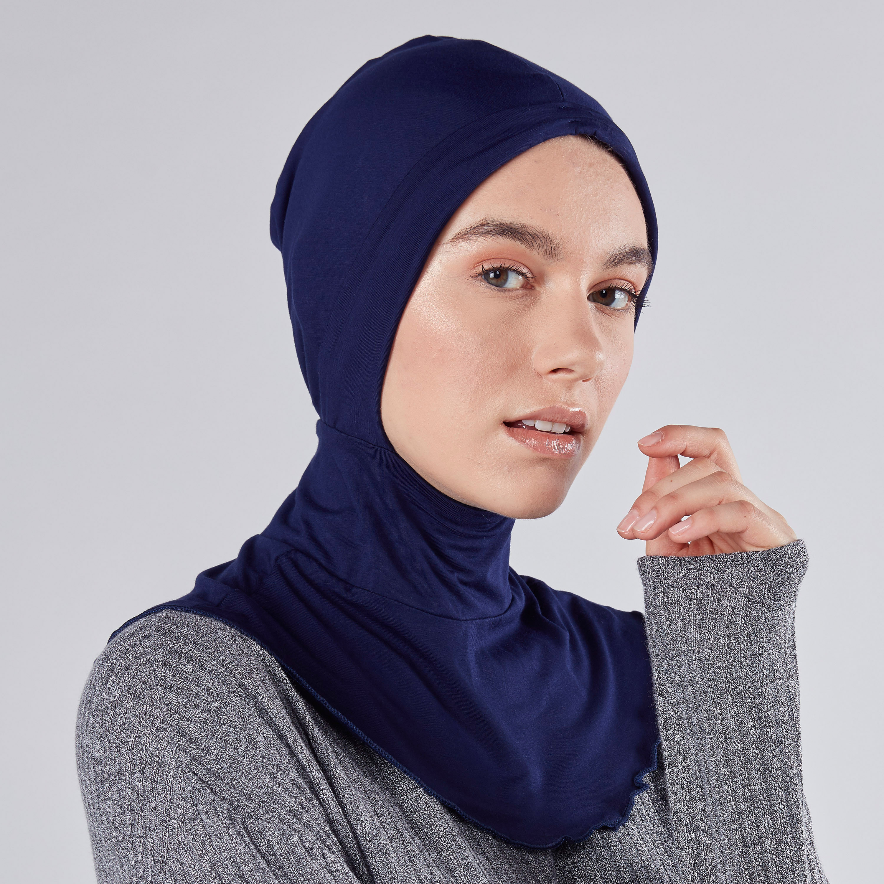 hijab without inner cap