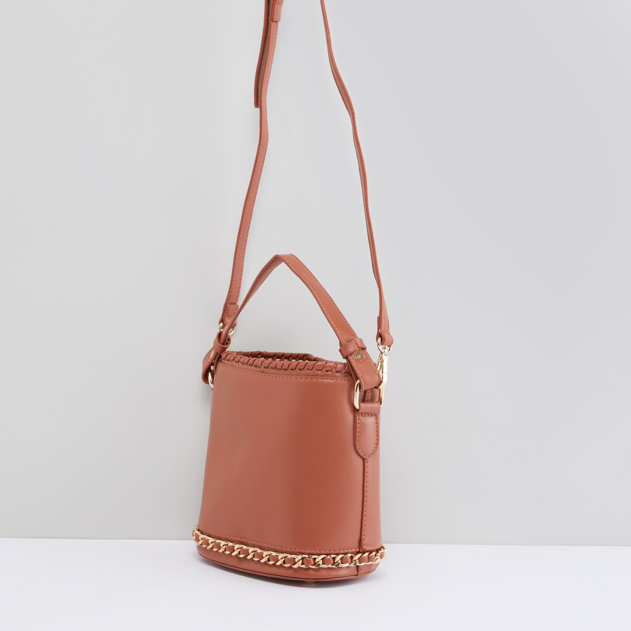 Shop Embellished Crossbody Bag with Adjustable Strap Online Max UAE