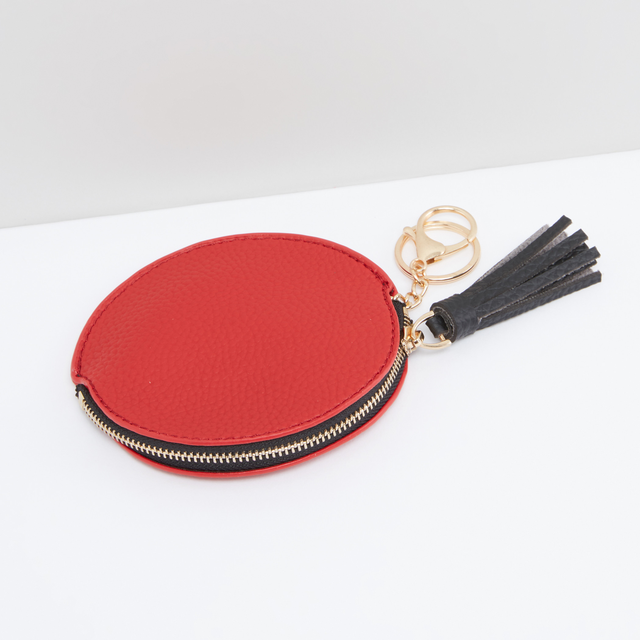 COACH Round Leather Coin Case - Macy's