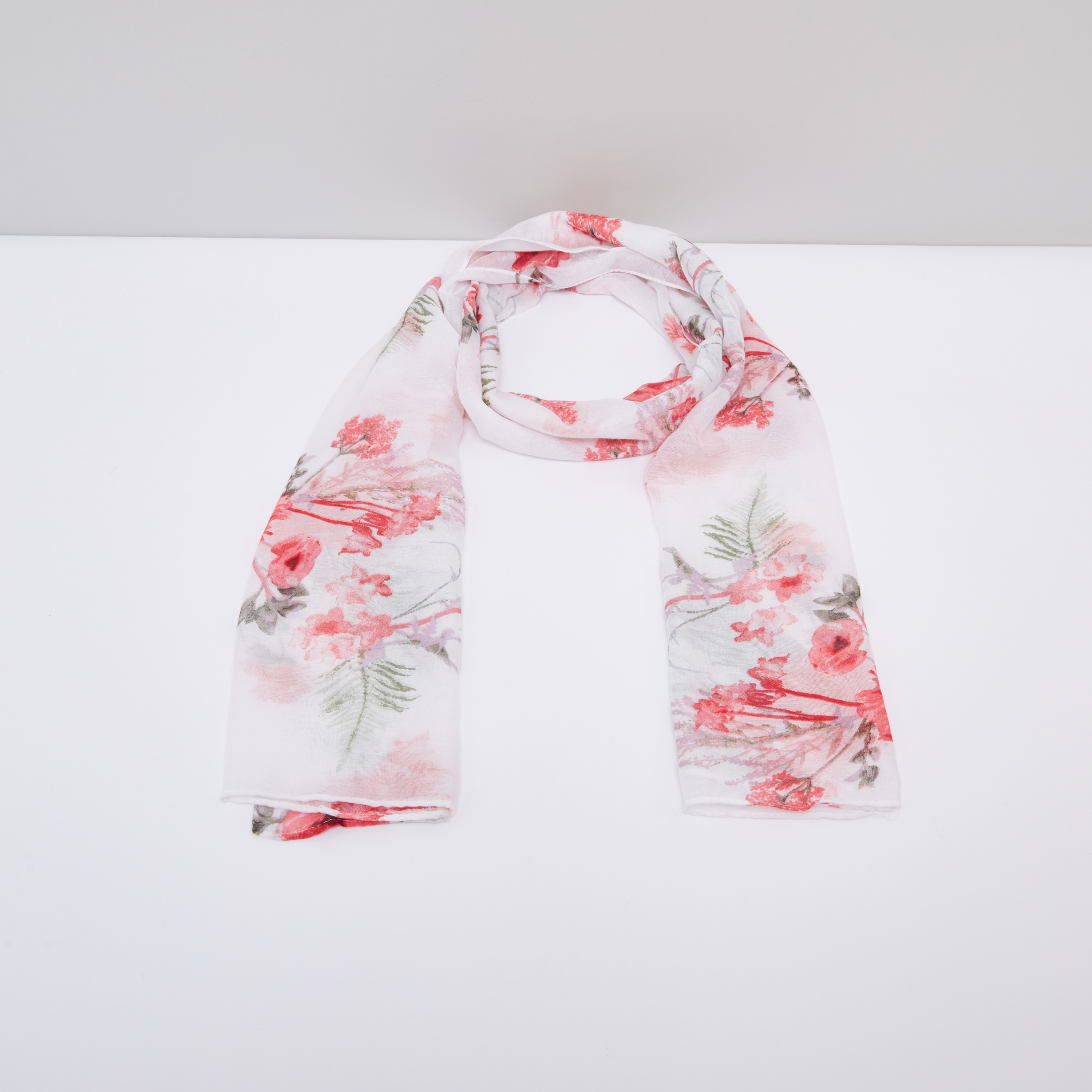 Floral scarves store