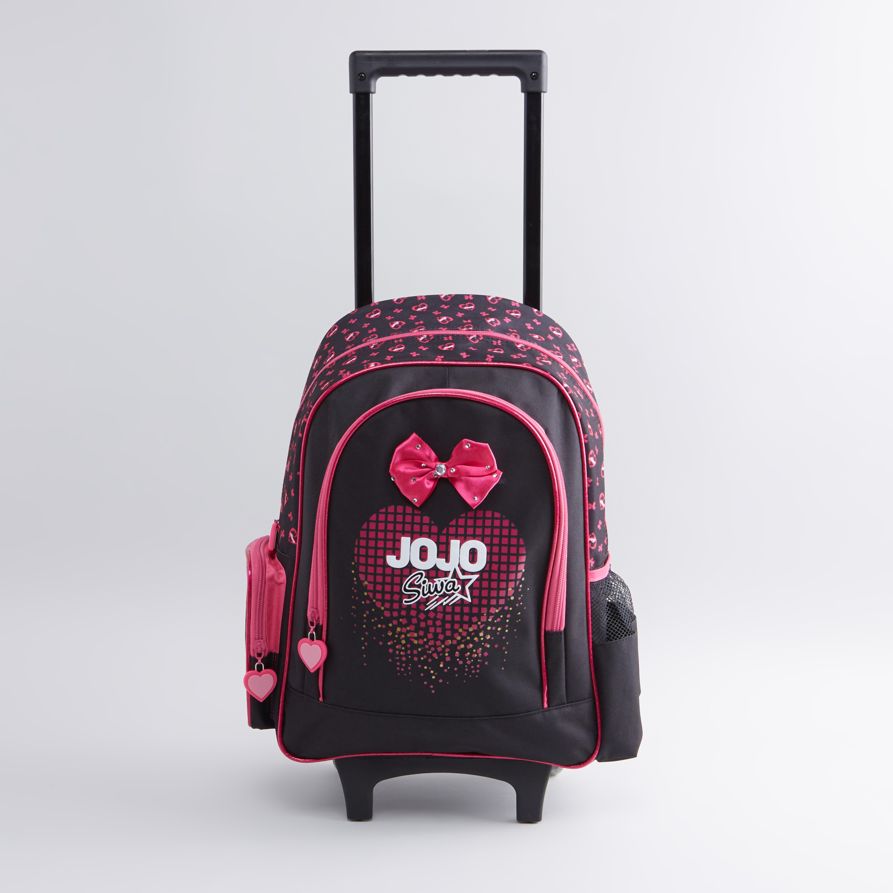 Shop JoJo Siwa Printed Trolley Bag with Bow Applique Detail Online Max UAE