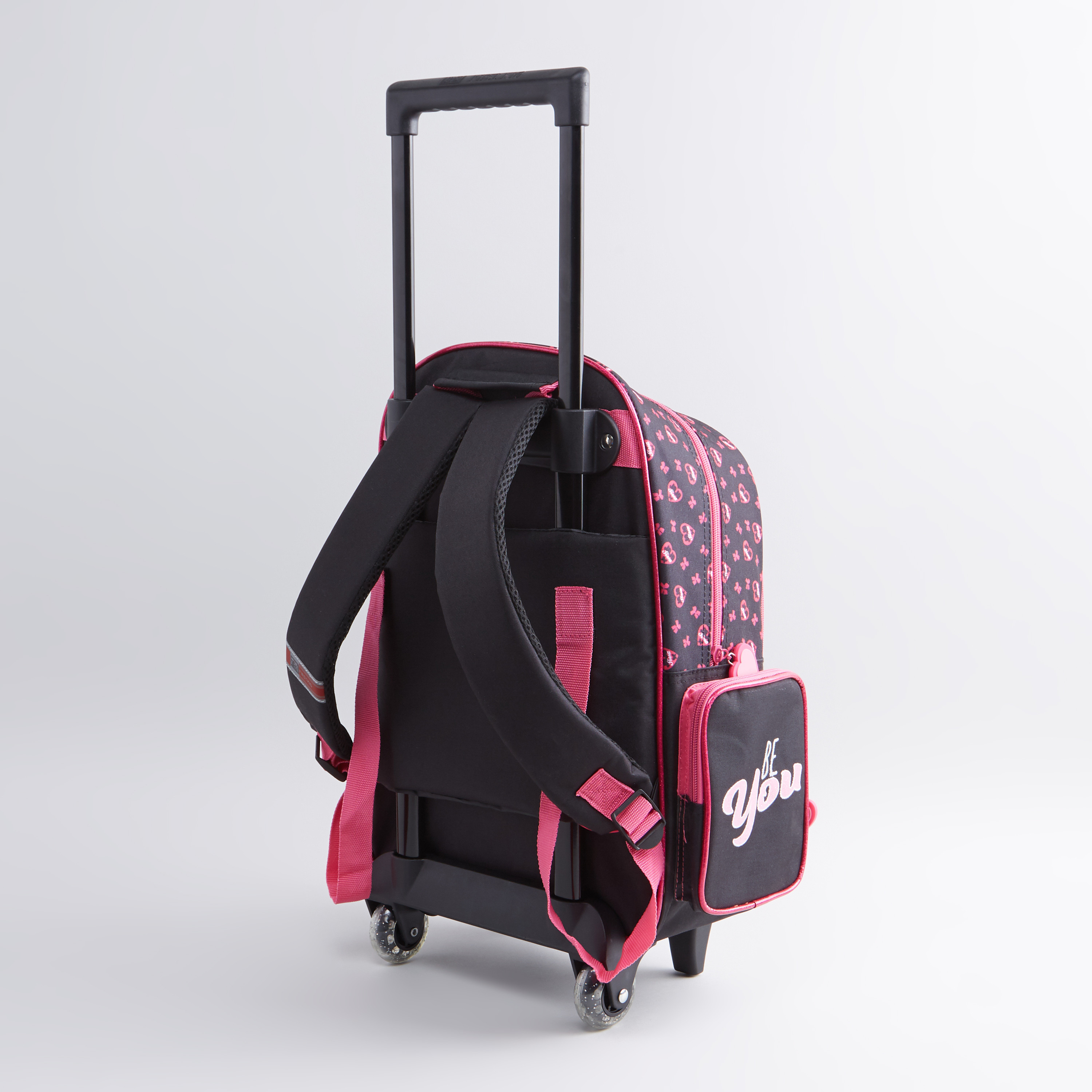 Shop JoJo Siwa Printed Trolley Bag with Bow Applique Detail Online Max UAE