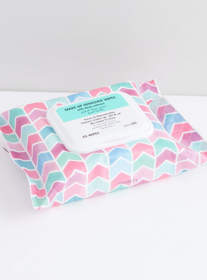 Makeup Remover 25-Piece Wipes with Aloe Extract