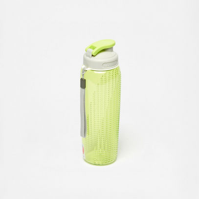 Textured Water Bottle with Flip Cap--image-1