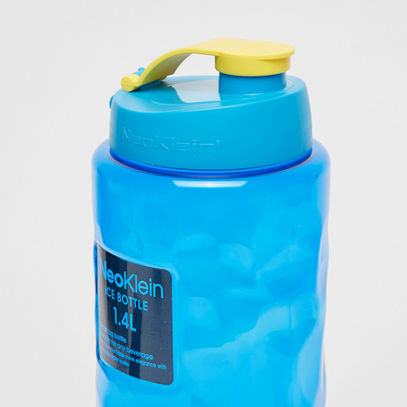 Textured Water Bottle with Cap--image-1