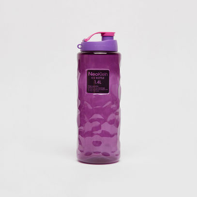 Textured Water Bottle with Flip Cap