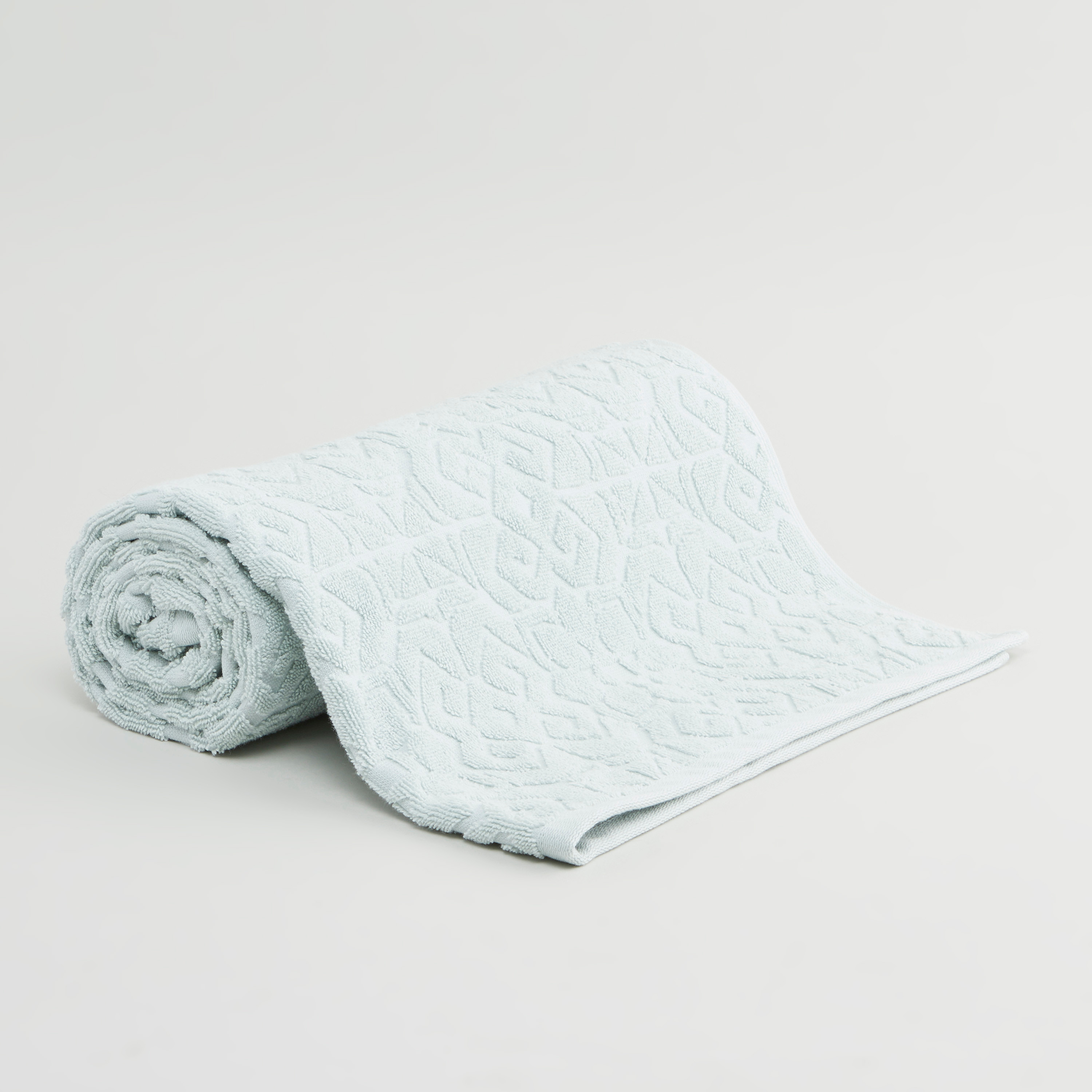 Black textured bath online towels