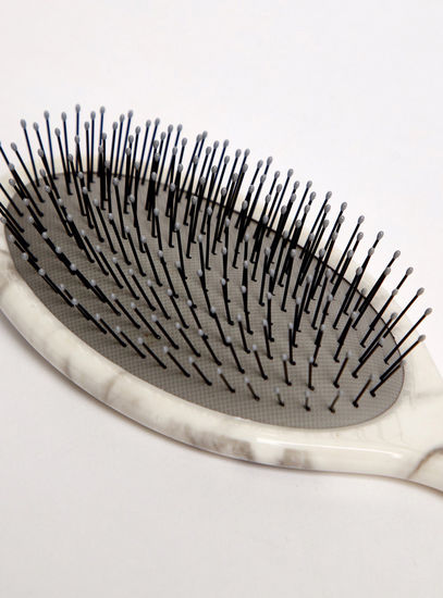 Printed Oval Flat Hairbrush