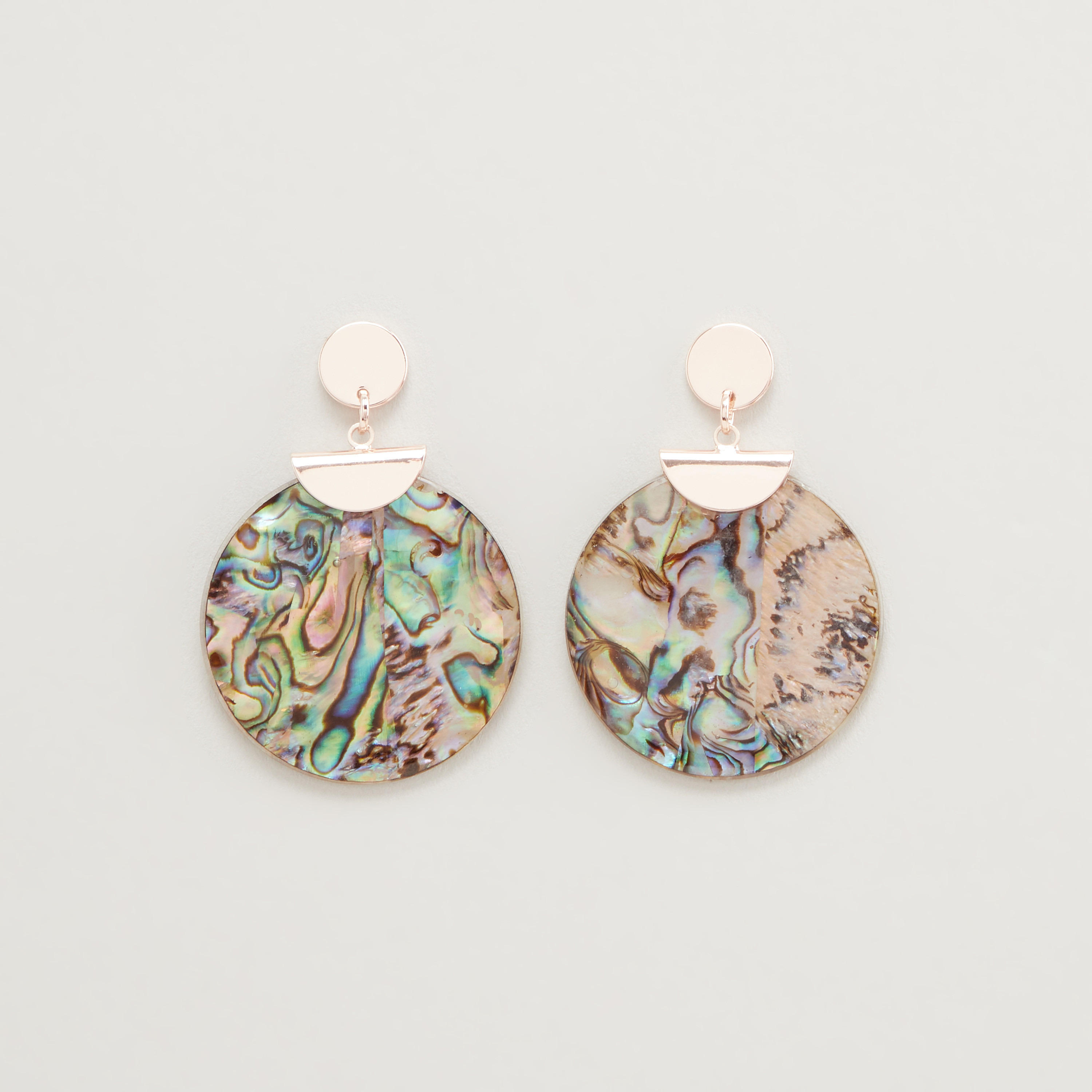 Round on sale earrings online