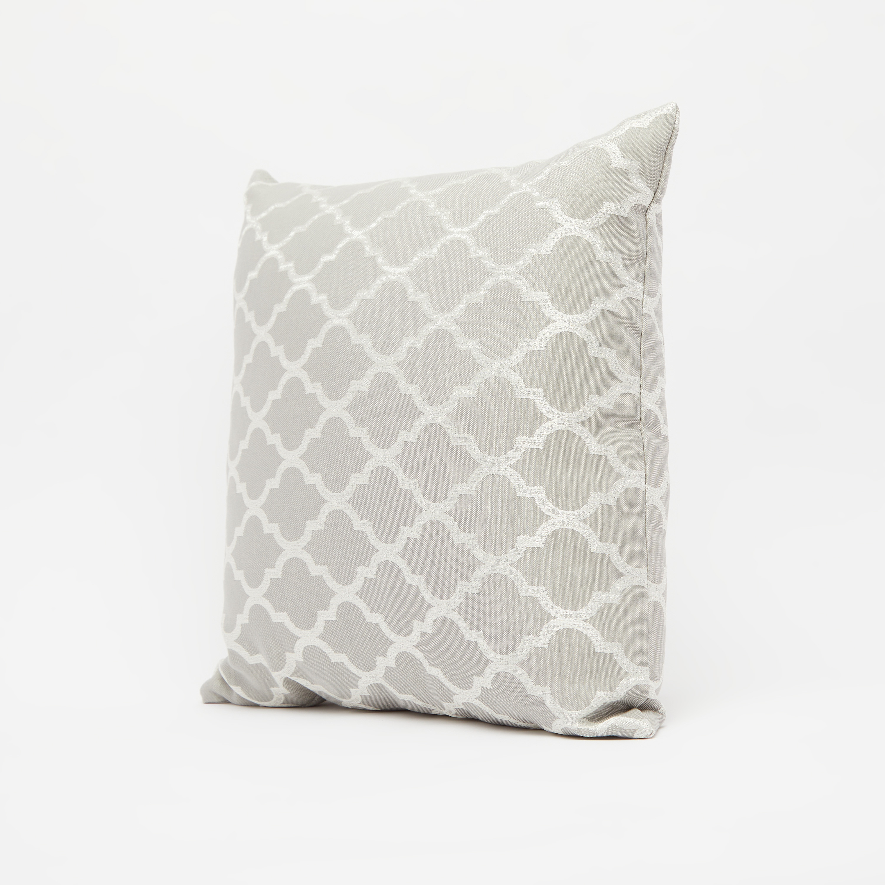 Grey store trellis cushions