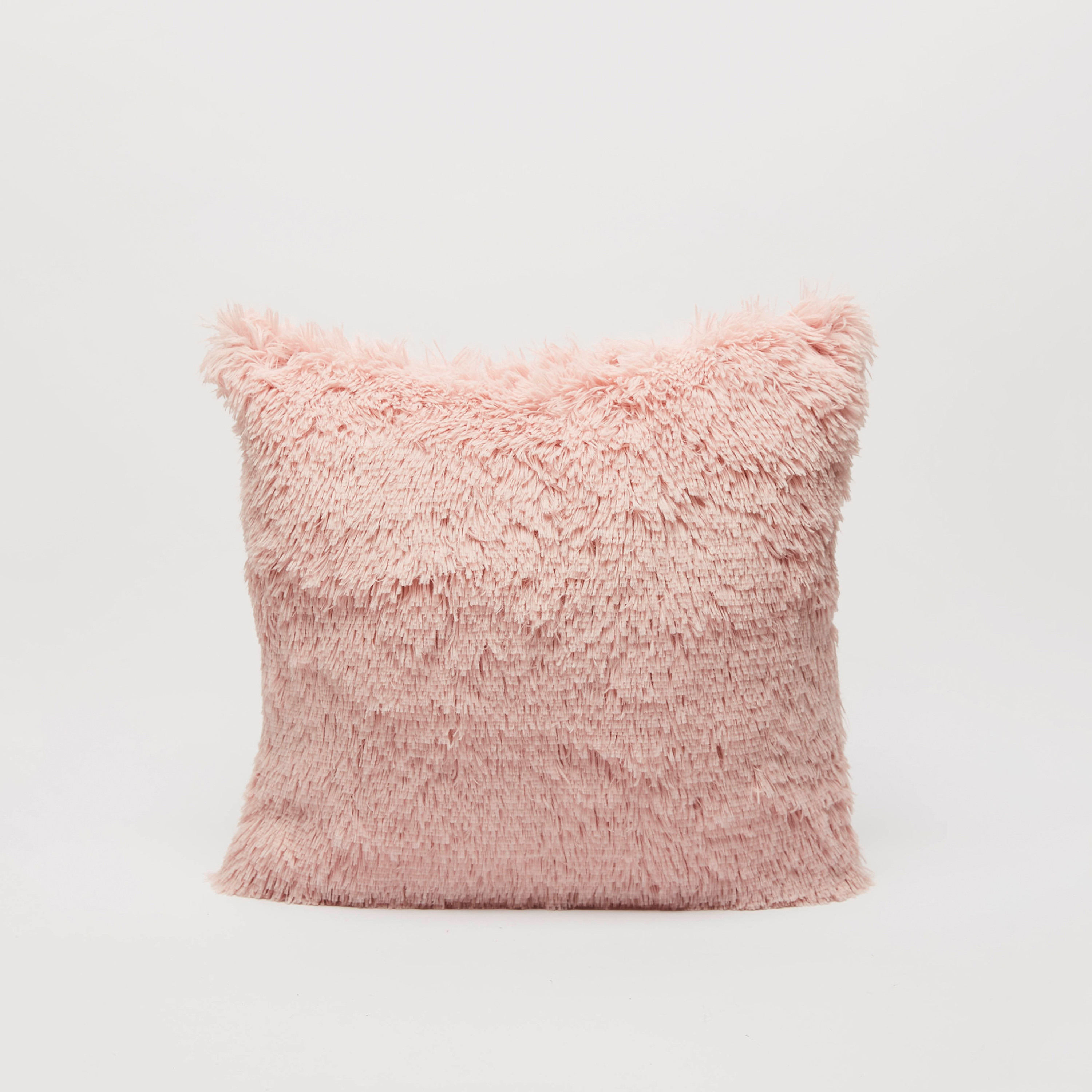 Plush cheap pink cushions