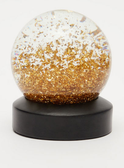 Glitter Detail Globe Decor Piece-Home Décor-image-0