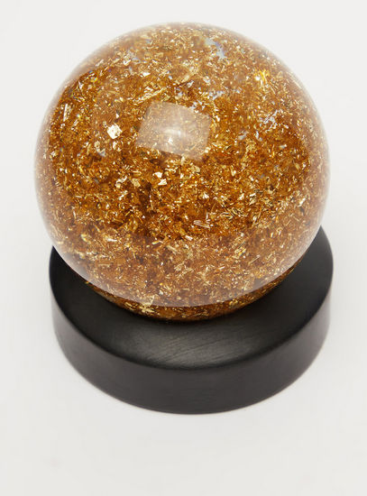 Glitter Detail Globe Decor Piece-Home Décor-image-1