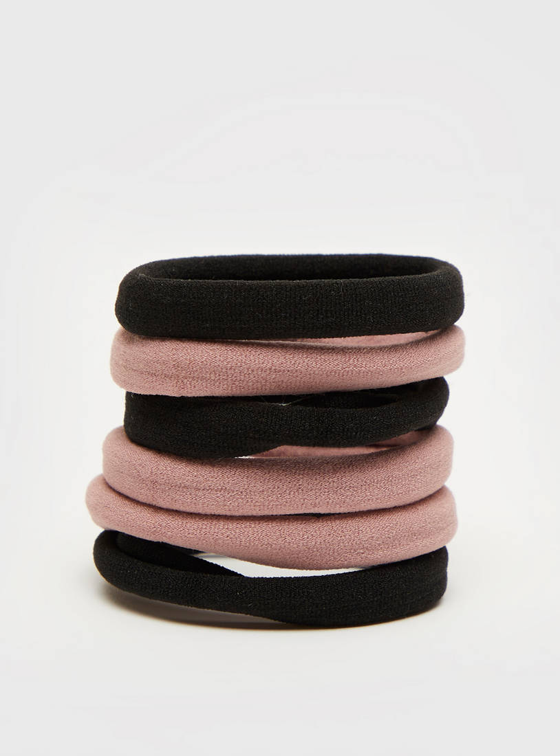 Set of 24 - Assorted Hair Ties-Elastic Round Bands-image-1