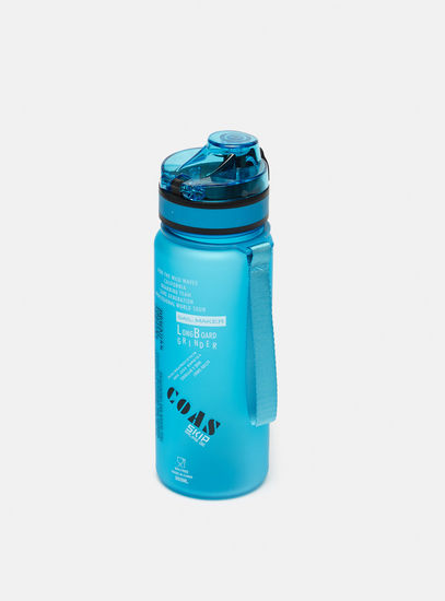 Printed Water Bottle with Sipper Lid-Water Bottles-image-1