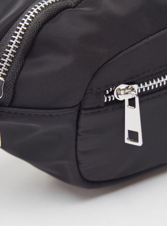 Solid Fanny Pack with Zip Closure
