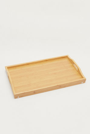 Solid Serving Tray with Cut-Out Handles