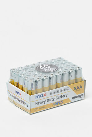 Heavy Duty 1.5V Battery - Set of 40