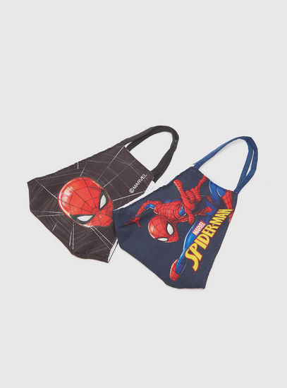 Set of 2 - Spider-Man Print Anti-Dust Face Mask-Travel Accessories-image-0