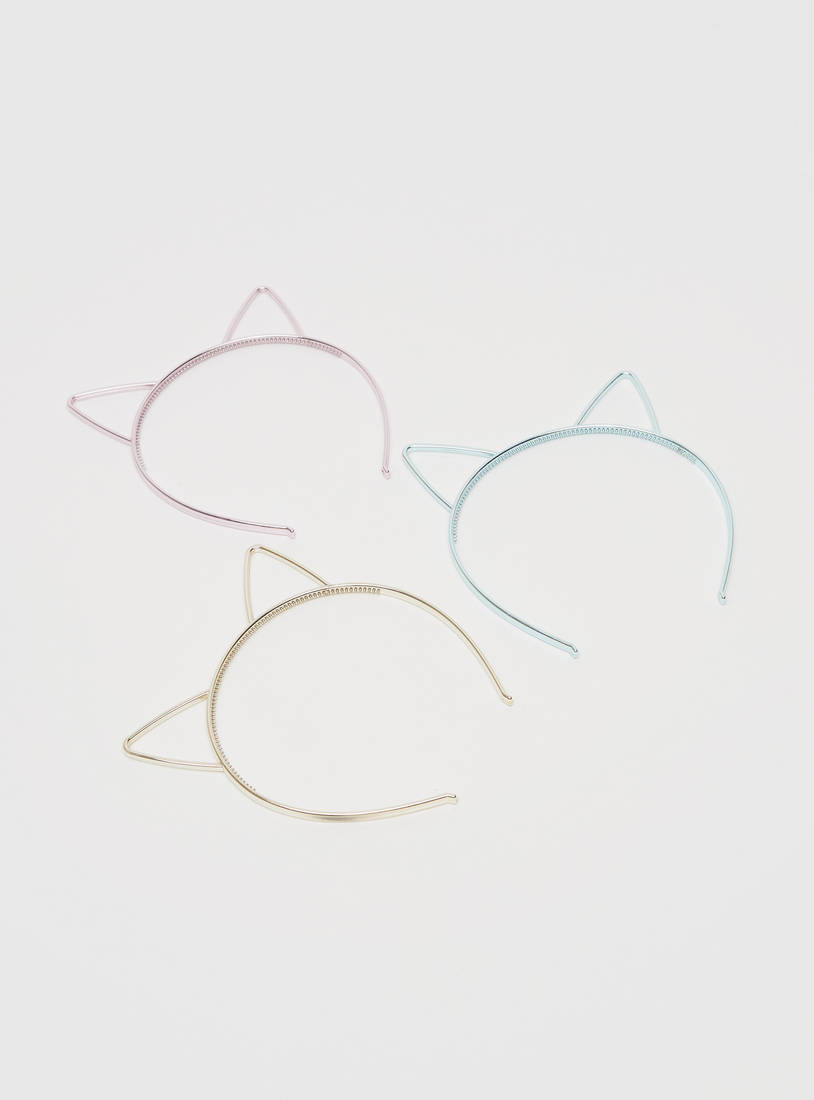 Pack of 3 - Ear Detail Hairband-Hairband-image-0