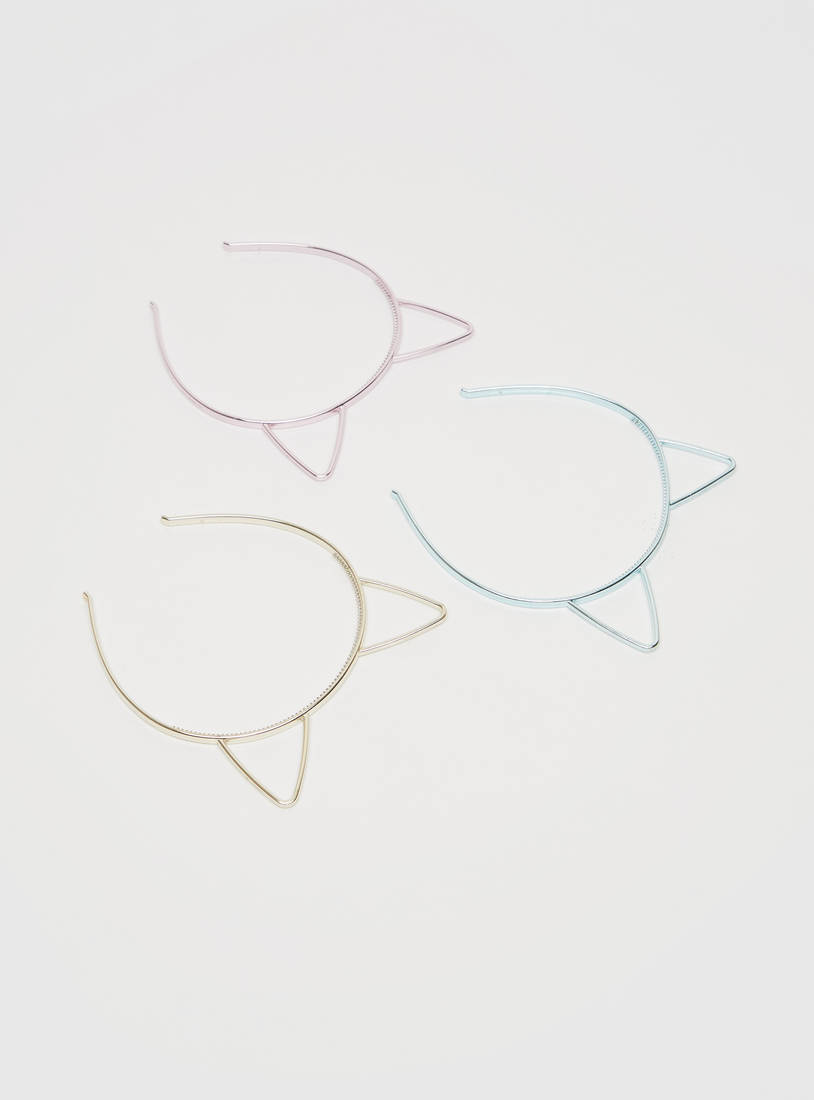 Pack of 3 - Ear Detail Hairband-Hairband-image-1