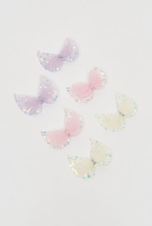 Pack of 6 - Embellished Hairclip