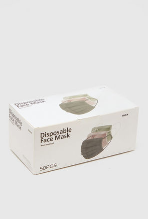 Pack of 50 - Anti-Dust Disposable Face Mask