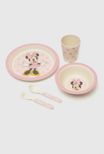 Minnie Mouse Print 5-Piece Breakfast Set