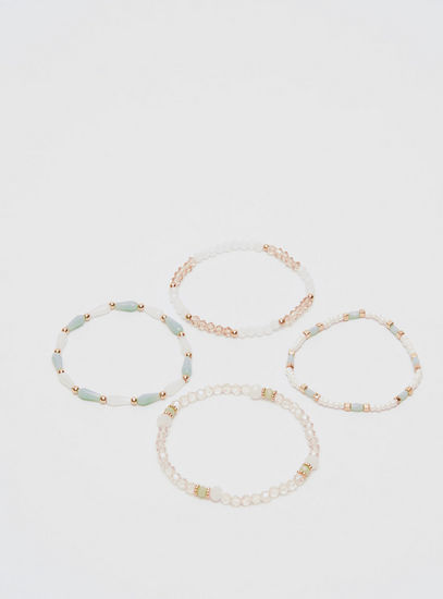 Set of 4 - Beaded Bracelet