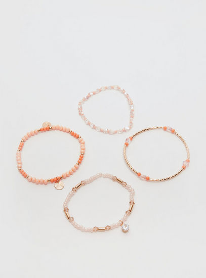 Set of 4 - Beaded Bracelet