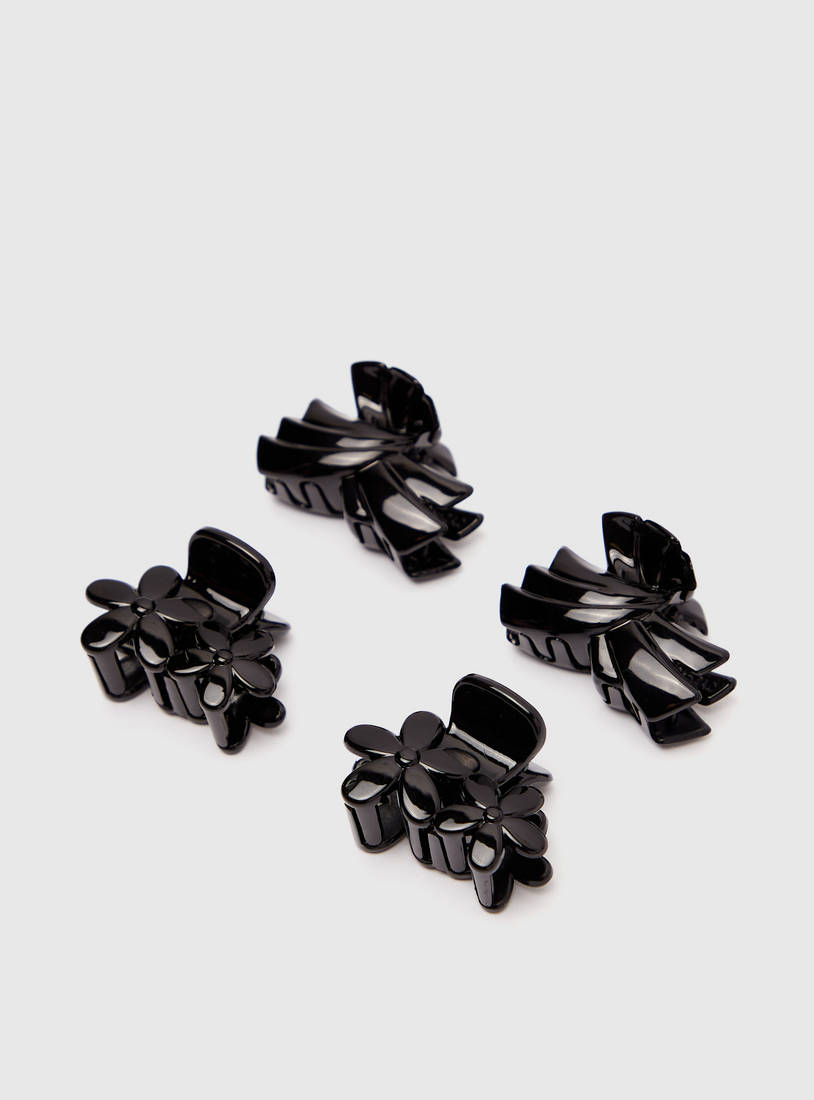 Set of 4 - Solid Hair Clamp-Clamps & Barrette-image-0