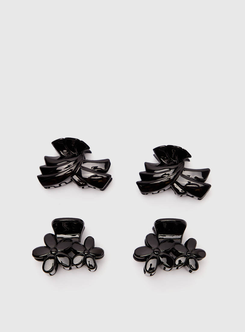 Set of 4 - Solid Hair Clamp-Clamps & Barrette-image-1