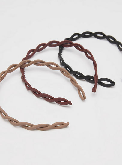 Set of 3 - Solid Spiral Hairband-Hairband-image-1