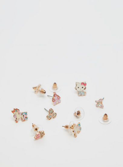 Set of 6 - Assorted Embellished Earrings