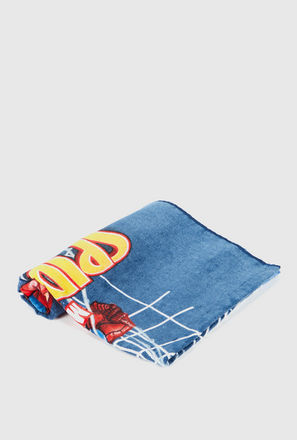 Spider-Man Print Bath Towel - 120x60 cms