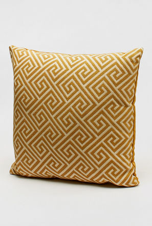 Textured Jacquard Filled Cushion - 45x45 cms