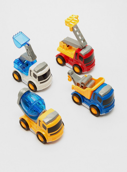 City Build 4-Piece Toy Vehicle Playset