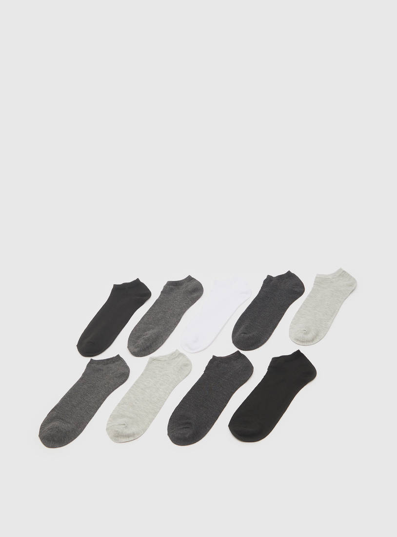 Set of 9 - Assorted Ankle Length Socks-Socks-image-1