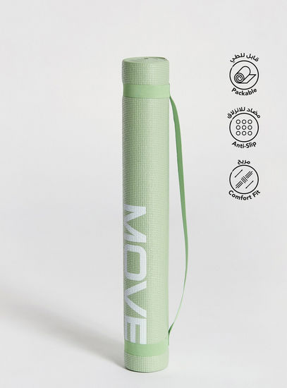 Printed Yoga Mat with Strap - 183x61x0.3 cms-Other Accessories-image-0