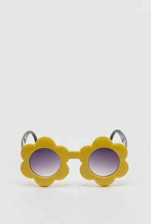 Sunflower Shaped Sunglasses with Nose Pads